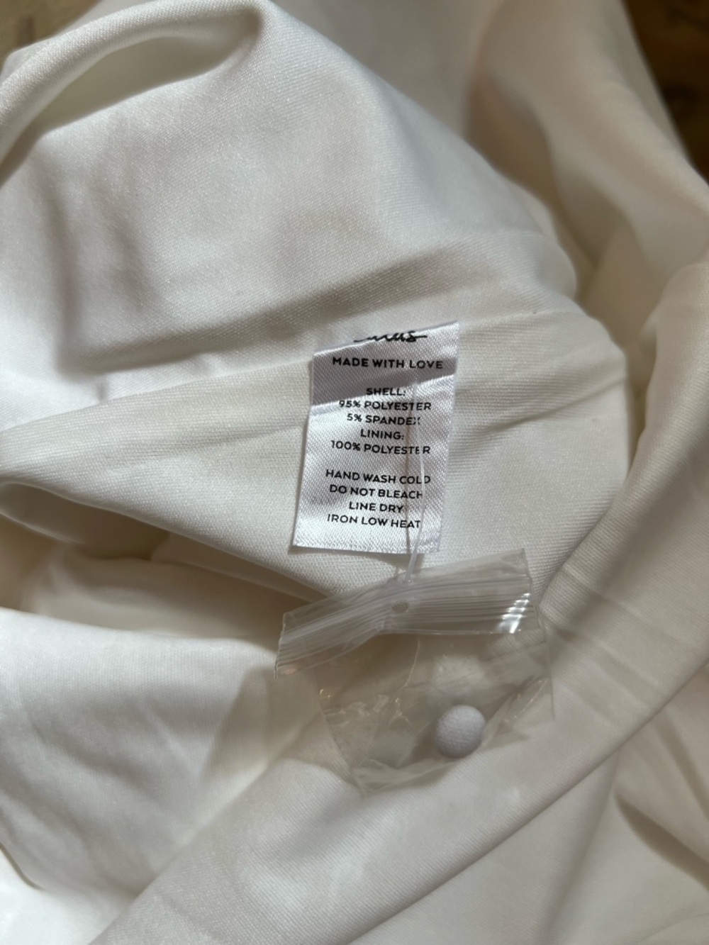 Lulus Prominent Charm White Halter Bodycon Tulip Midi Dress Size M NWOT - Picture 12 of 12